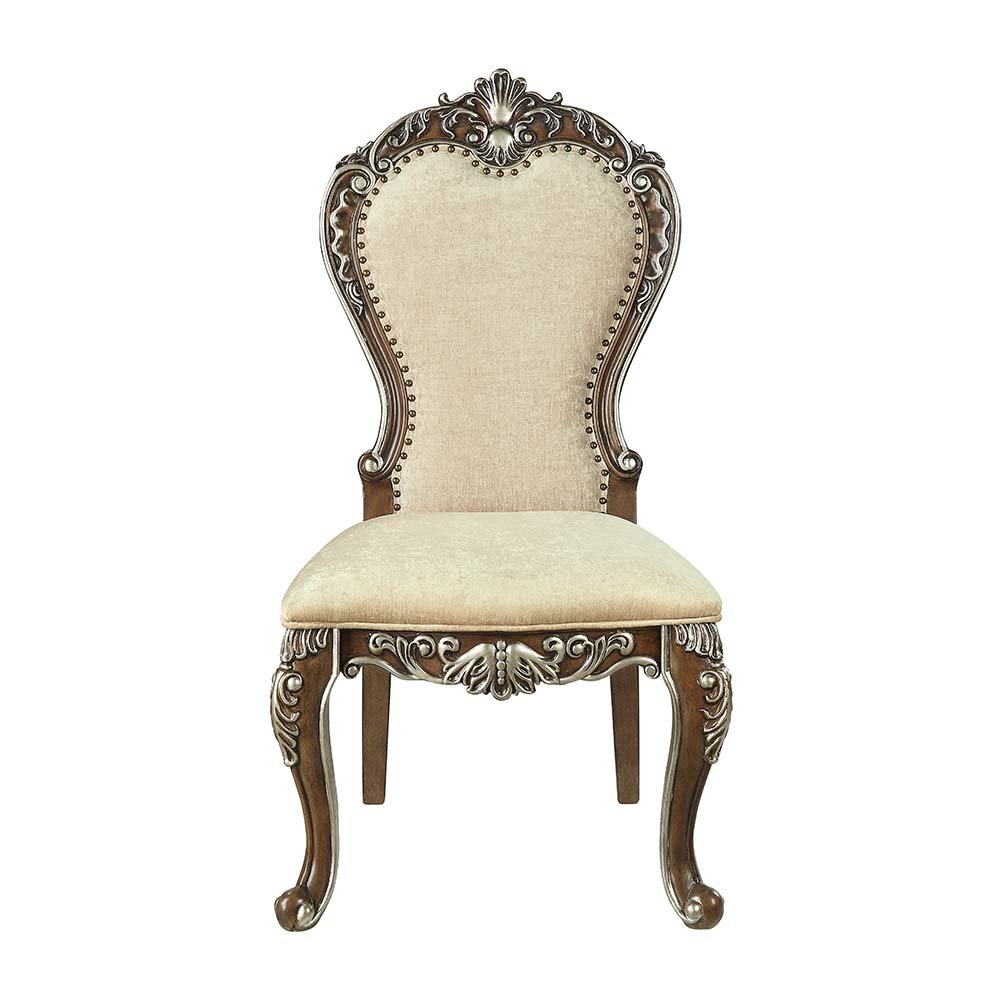 Latisha Side Chair (Set-2) Antique Oak. Picture 2