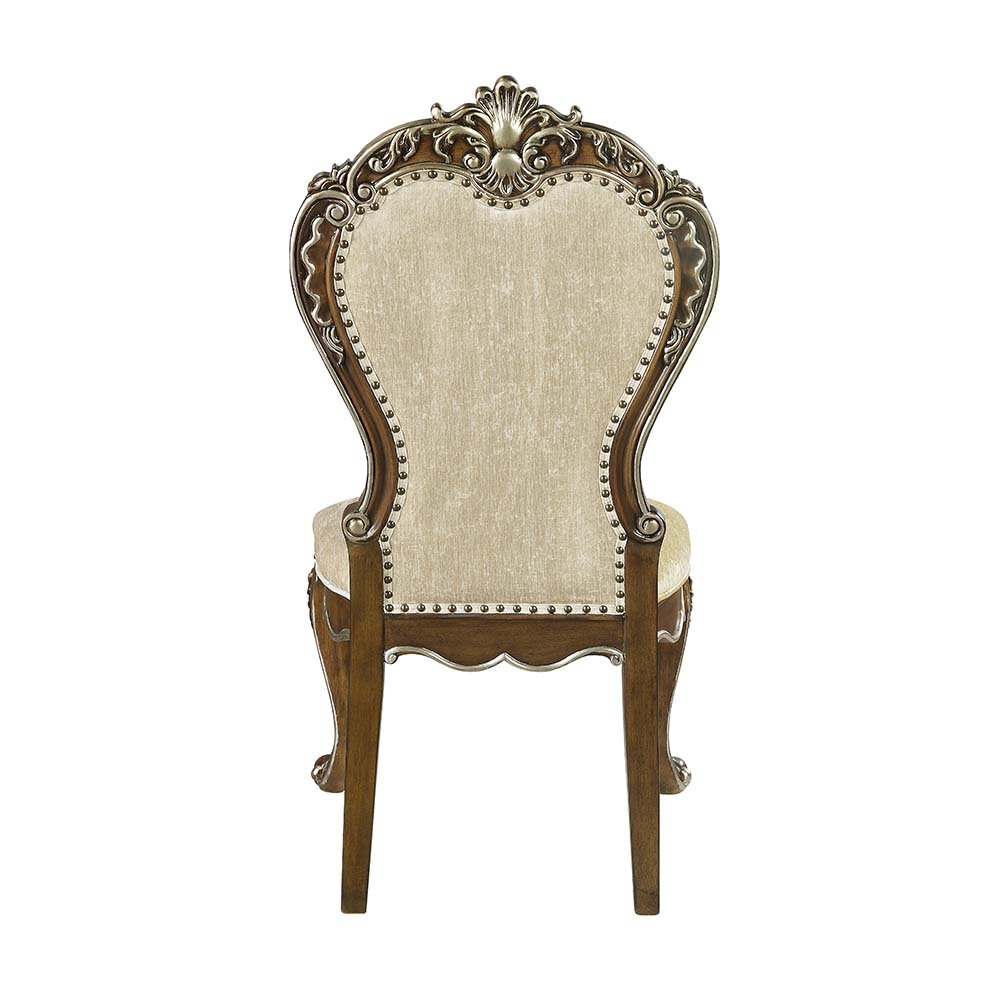 Latisha Side Chair (Set-2) Antique Oak. Picture 4