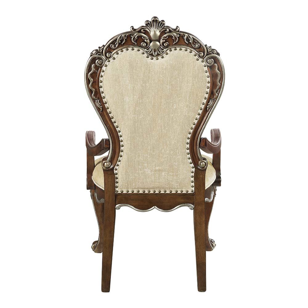 Latisha Arm Chair (Set-2) Antique Oak. Picture 4