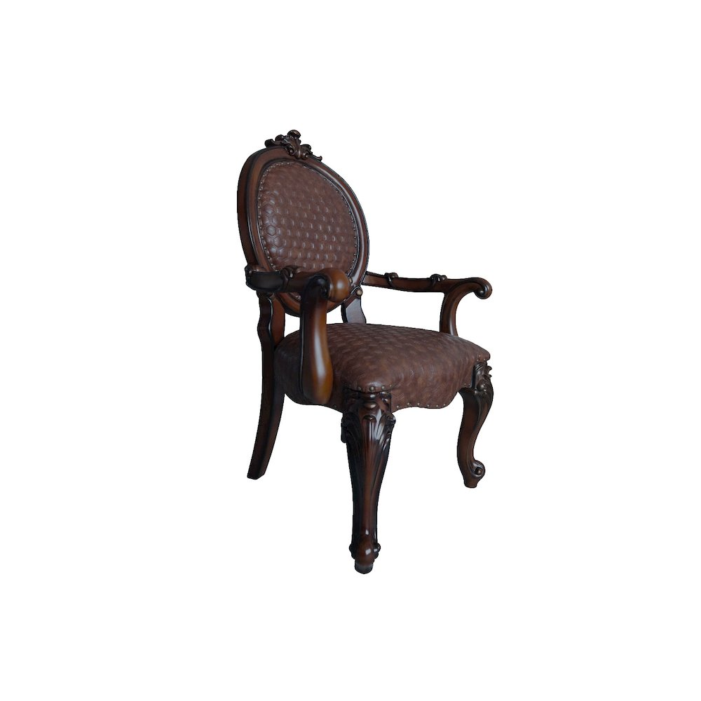 Versailles Arm Chair (Set-2) Cherry. Picture 1