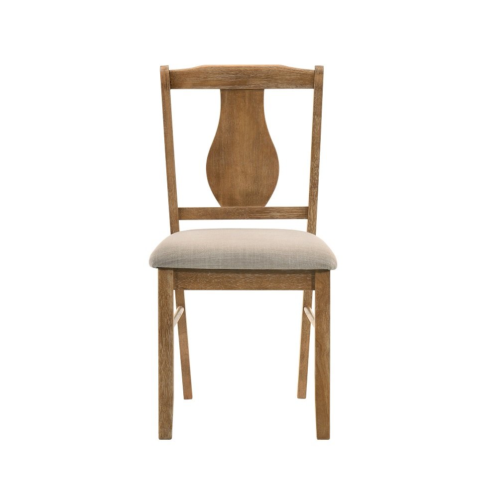 Kayee 5 PC Pack Dining Set Weathered Oak. Picture 6