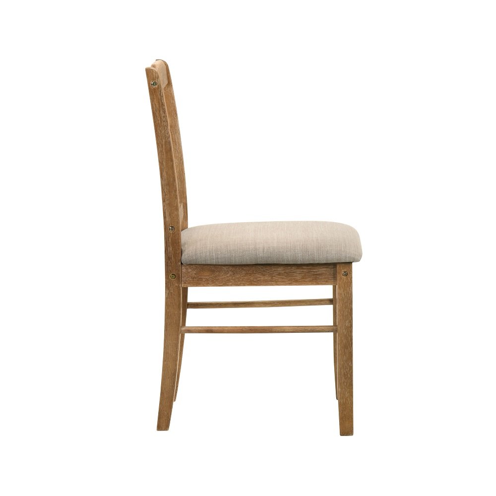 Kayee 5 PC Pack Dining Set Weathered Oak. Picture 7