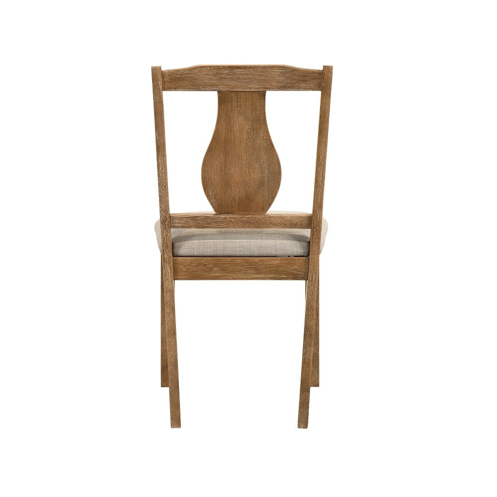 Kayee 5 PC Pack Dining Set Weathered Oak. Picture 8