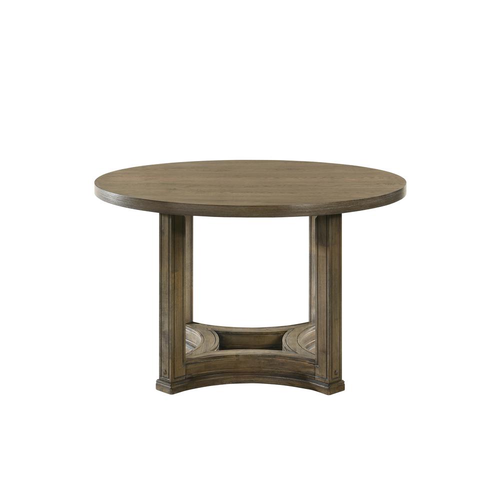 Parfield Round Dining Table Weathered Oak. Picture 2