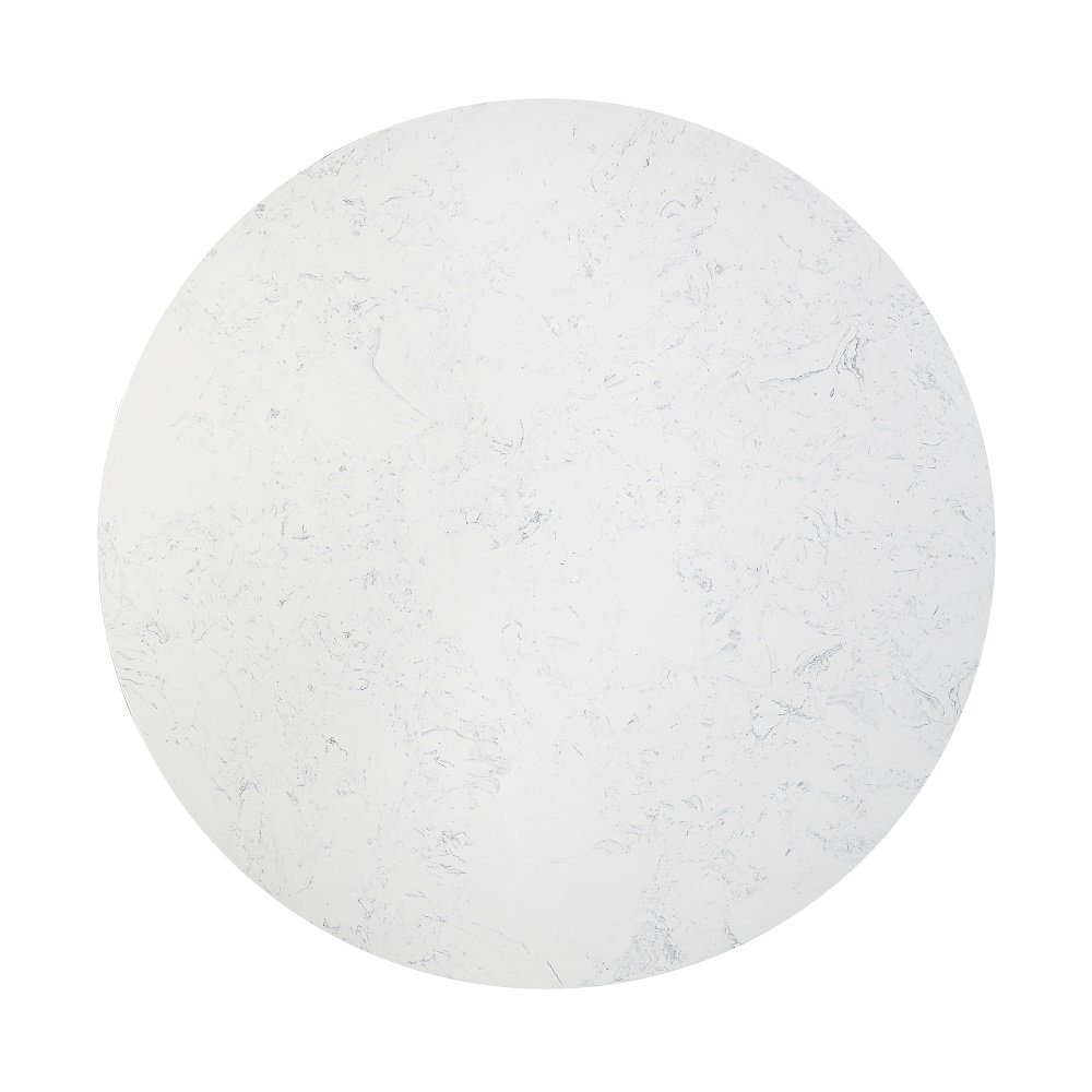 Jaramillo Round Dining Table Engineered Marble & Rustic Espresso. Picture 2