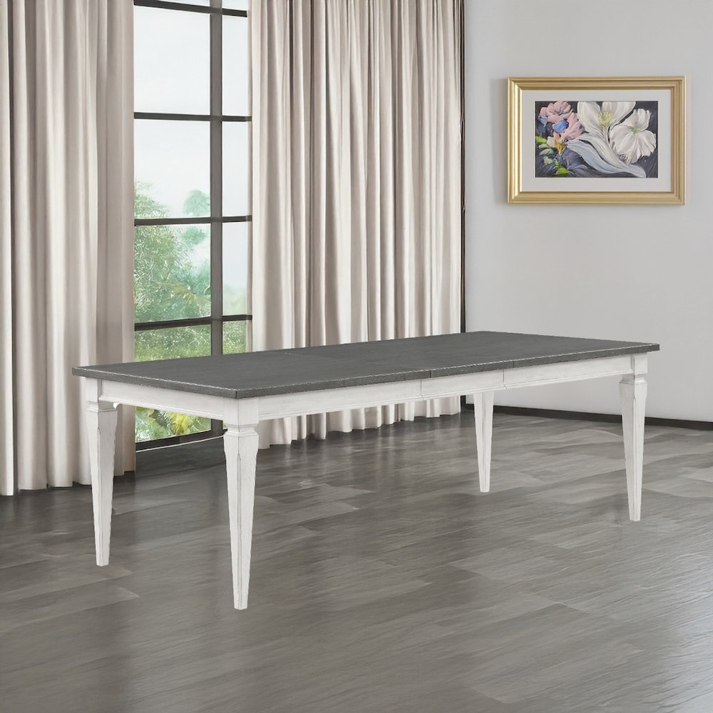 Katia Dining Table Gray & Weathered White. Picture 1