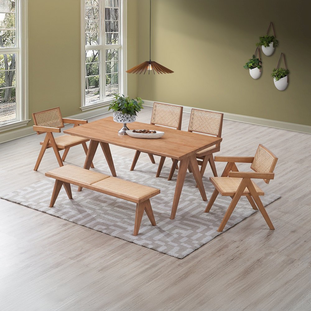 Velentina Dining Table Natural. Picture 6