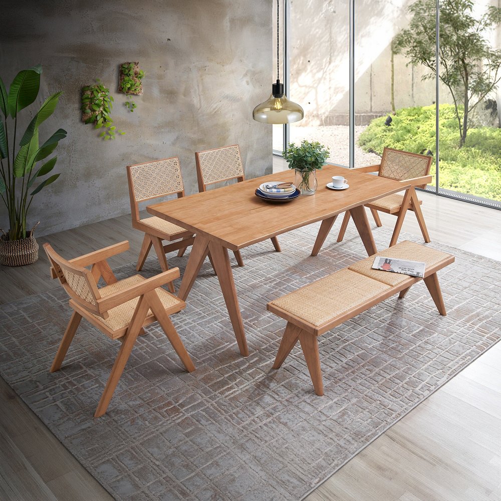 Velentina Dining Table Natural. Picture 7