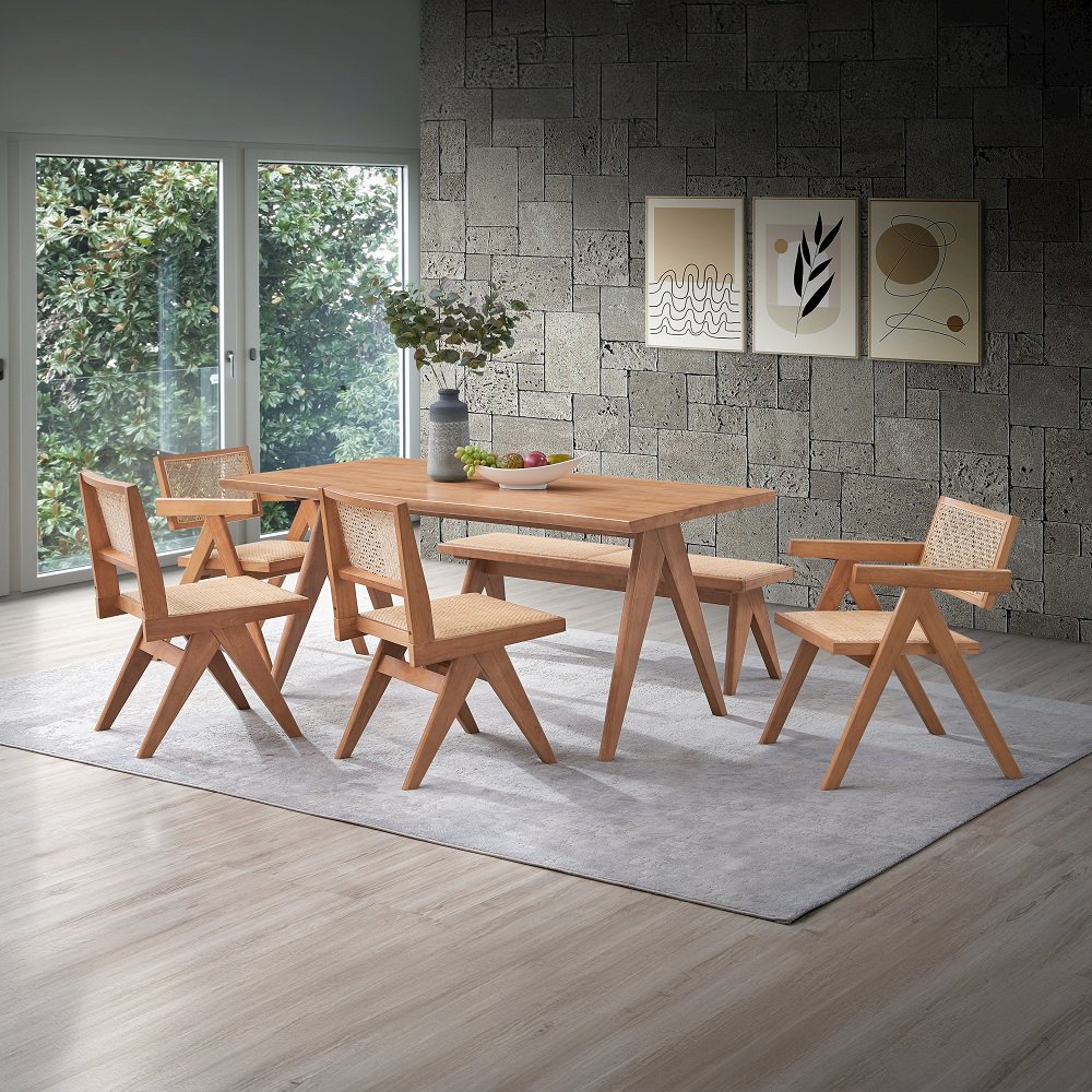 Velentina Dining Table Natural. Picture 8