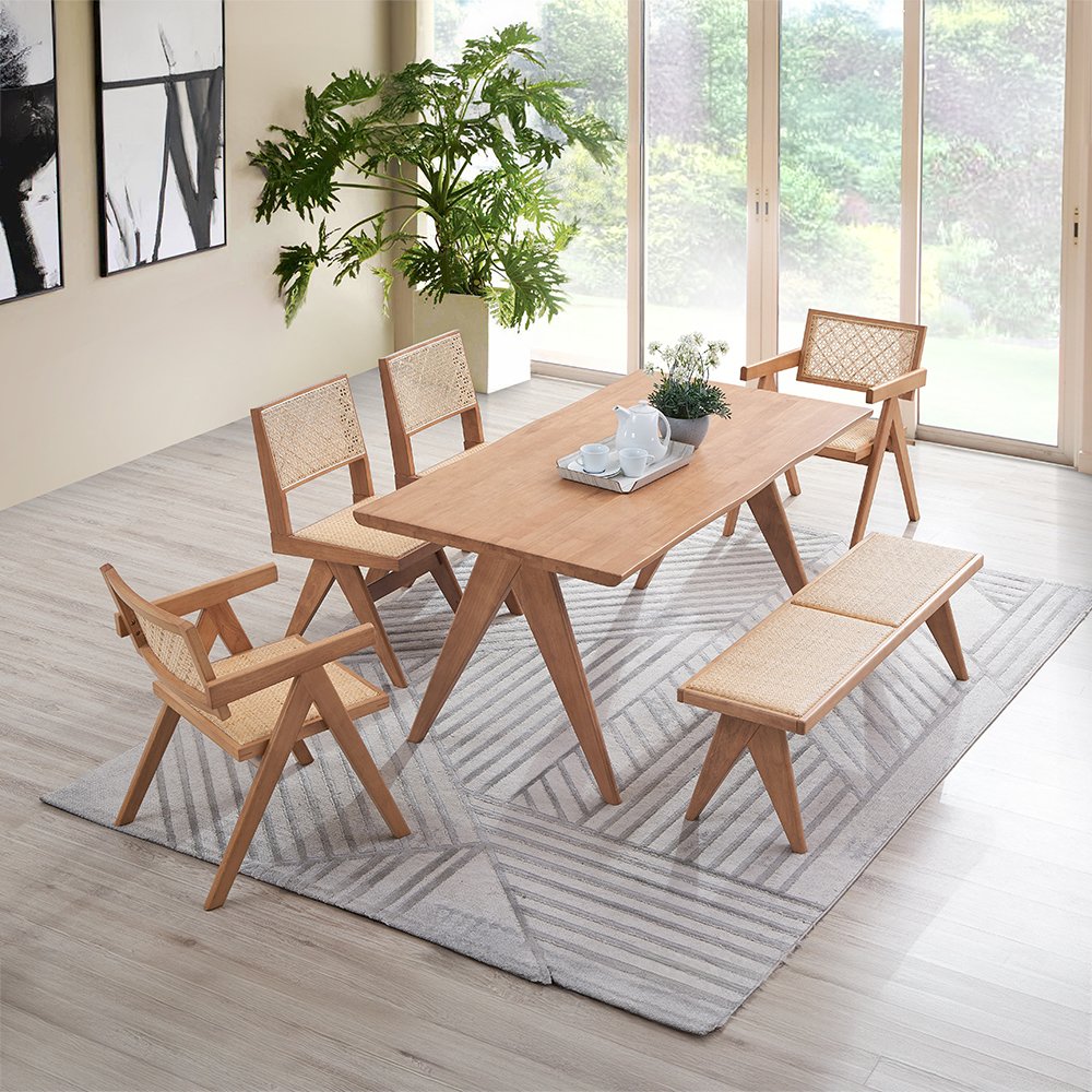 Velentina Dining Table Natural. Picture 9