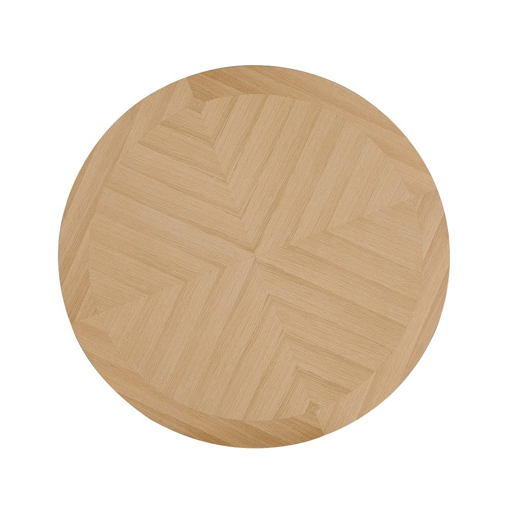 Kasem Round Dining Table Oak. Picture 3