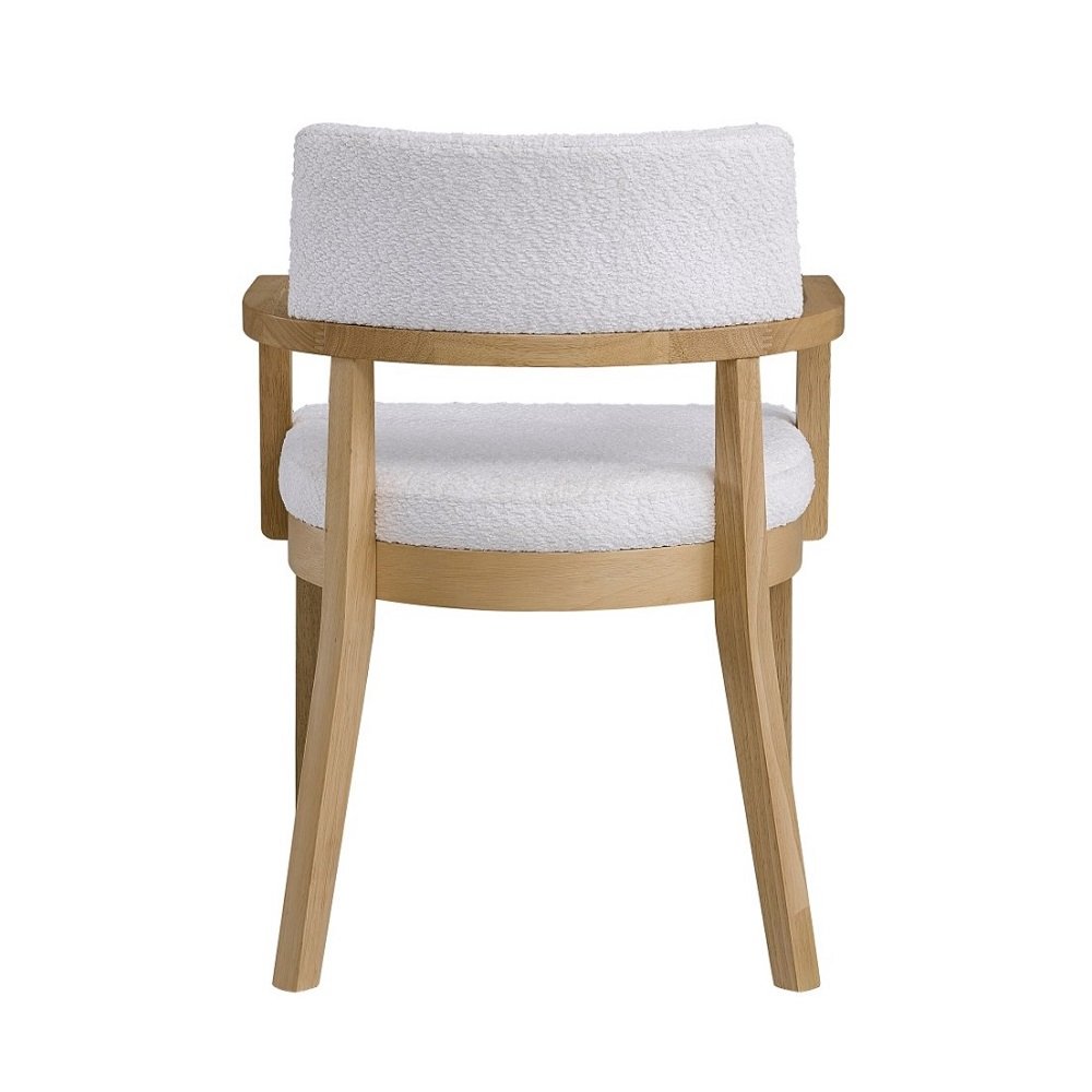 Kasem Arm Chair(Set-2) Gorge Fabric & Oak. Picture 4