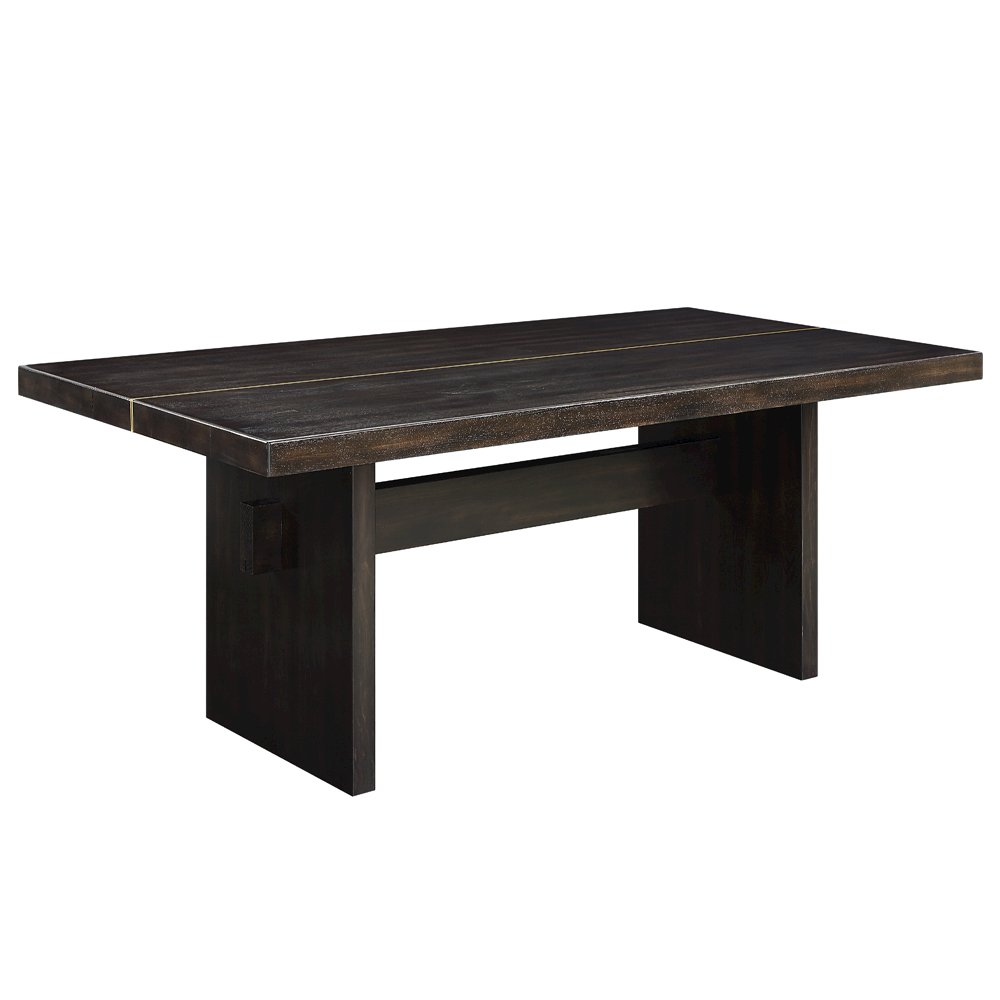 Jaramillo Dining Table Gold & Rustic Espresso. Picture 2