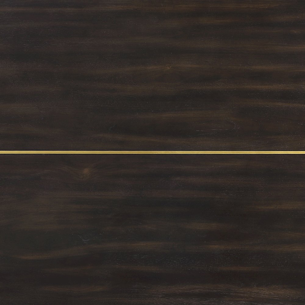 Jaramillo Dining Table Gold & Rustic Espresso. Picture 5