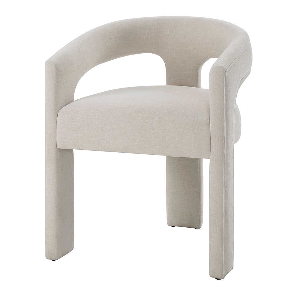 Gamarya Arm Chair (Set-2) Beige Linen. Picture 1