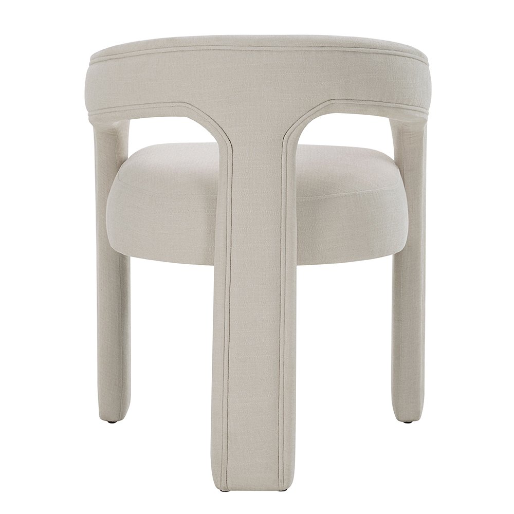 Gamarya Arm Chair (Set-2) Beige Linen. Picture 5