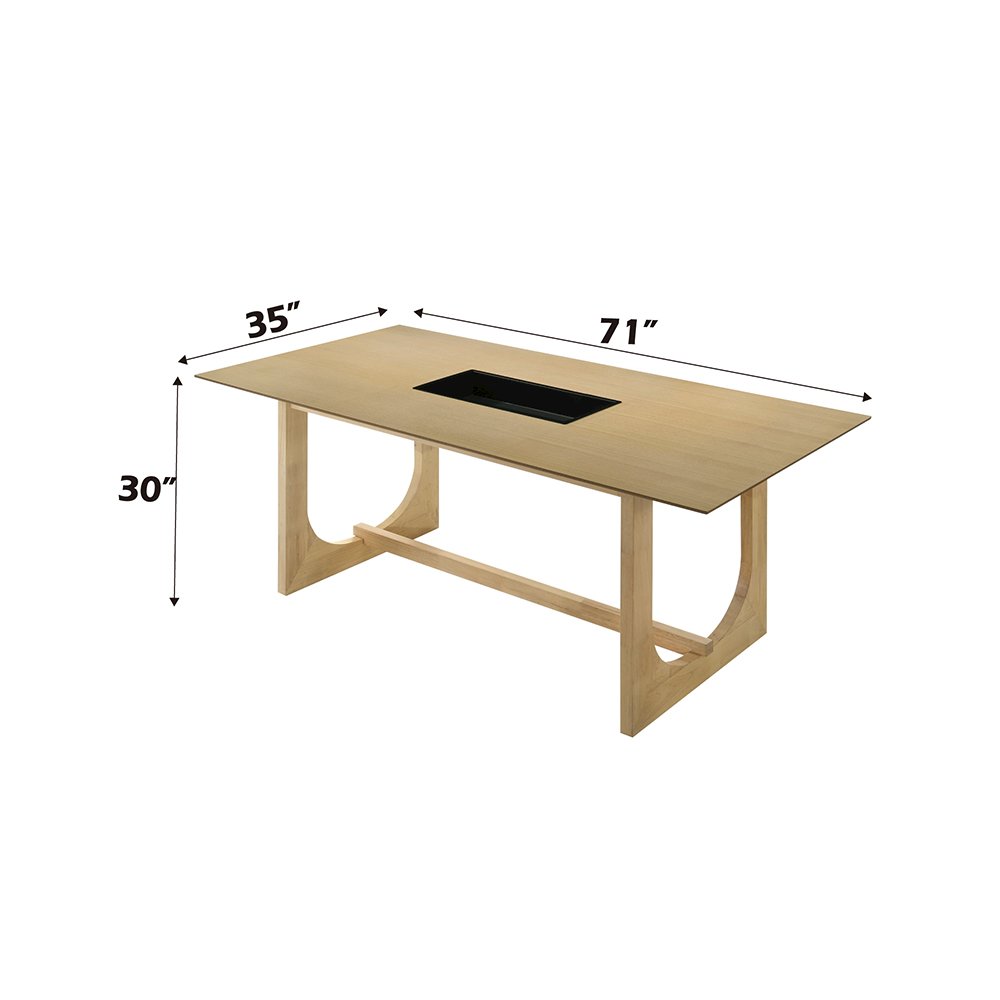 Blayde Dining Table Natural. Picture 6