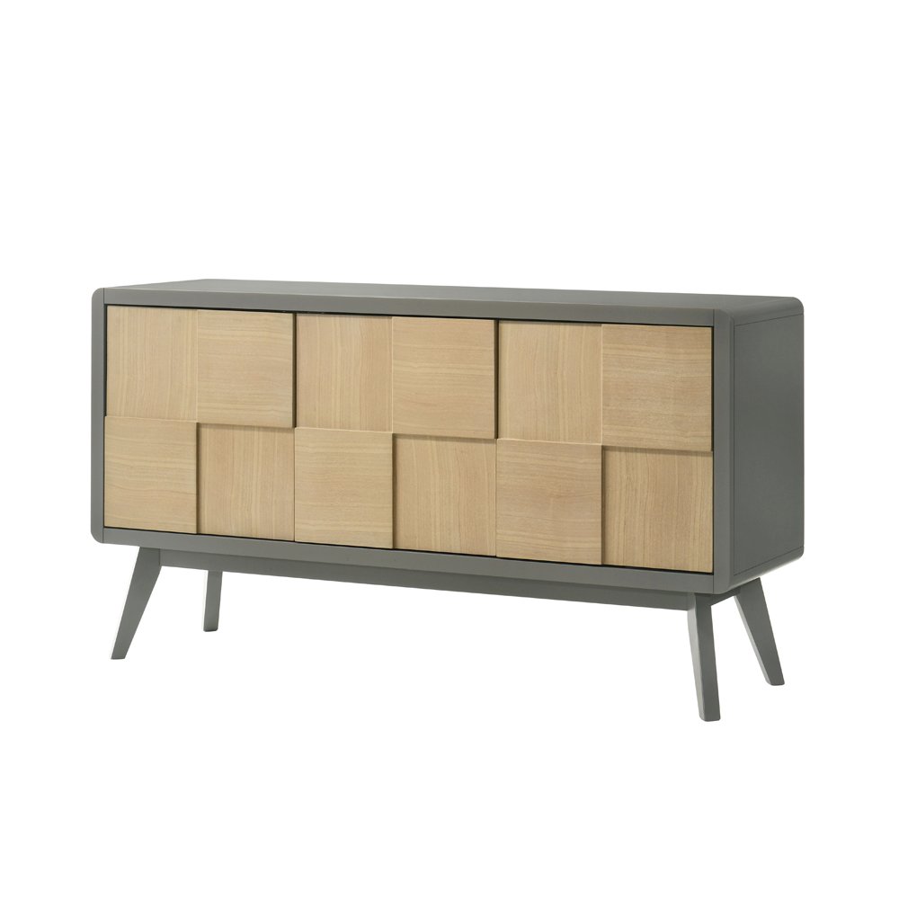 Blayde Server Light Gray & Natural. Picture 2