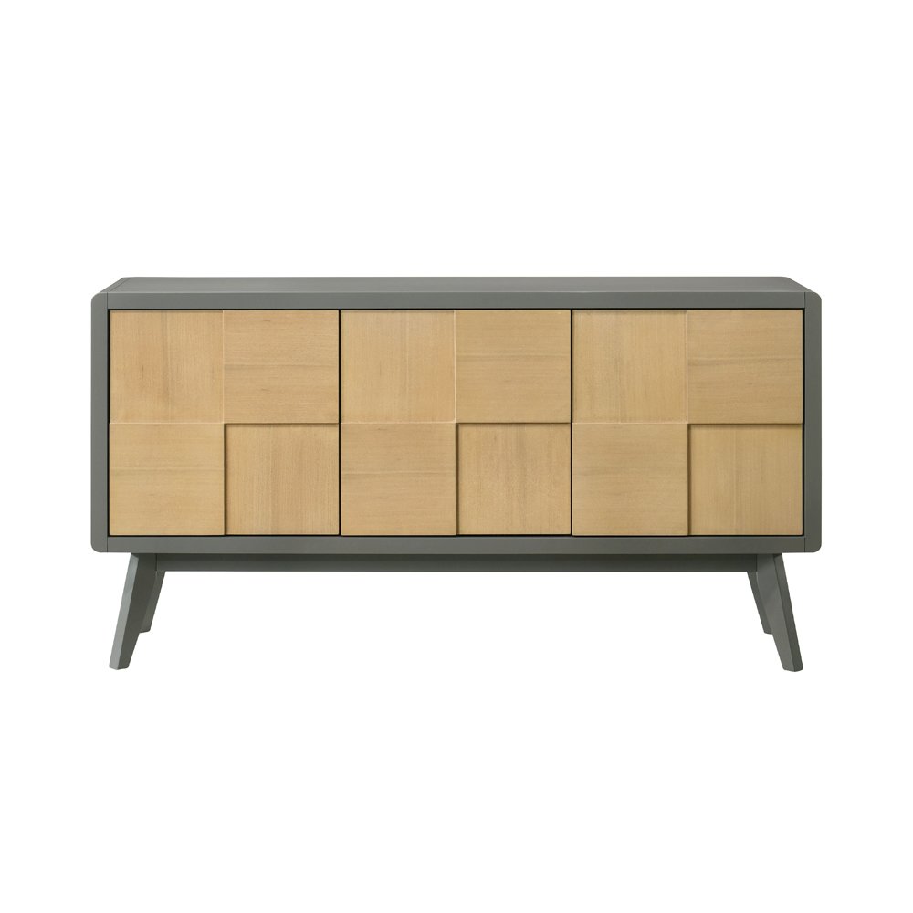 Blayde Server Light Gray & Natural. Picture 3