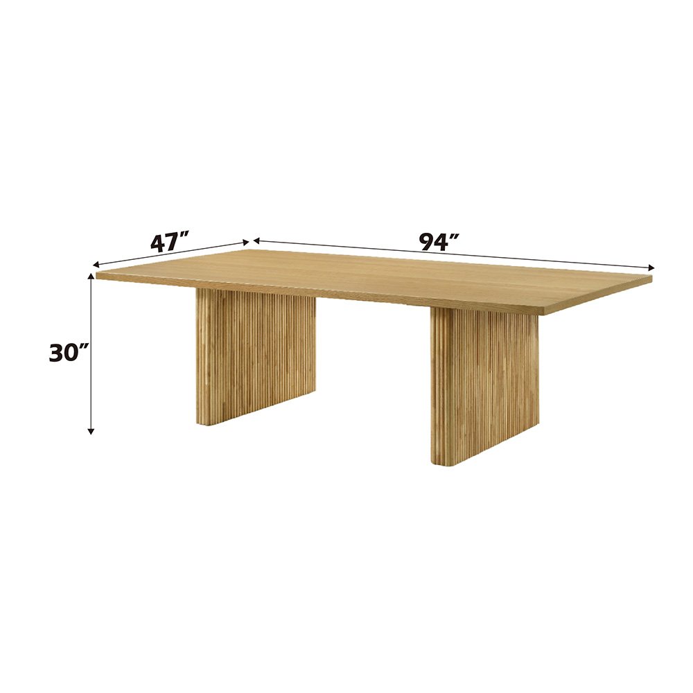 Einar Dining Table Natural. Picture 8