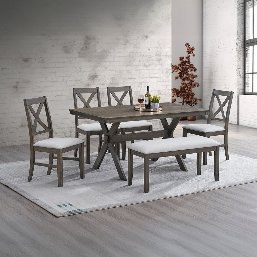 Marit Side Chair (Set-2) Gray. Picture 8