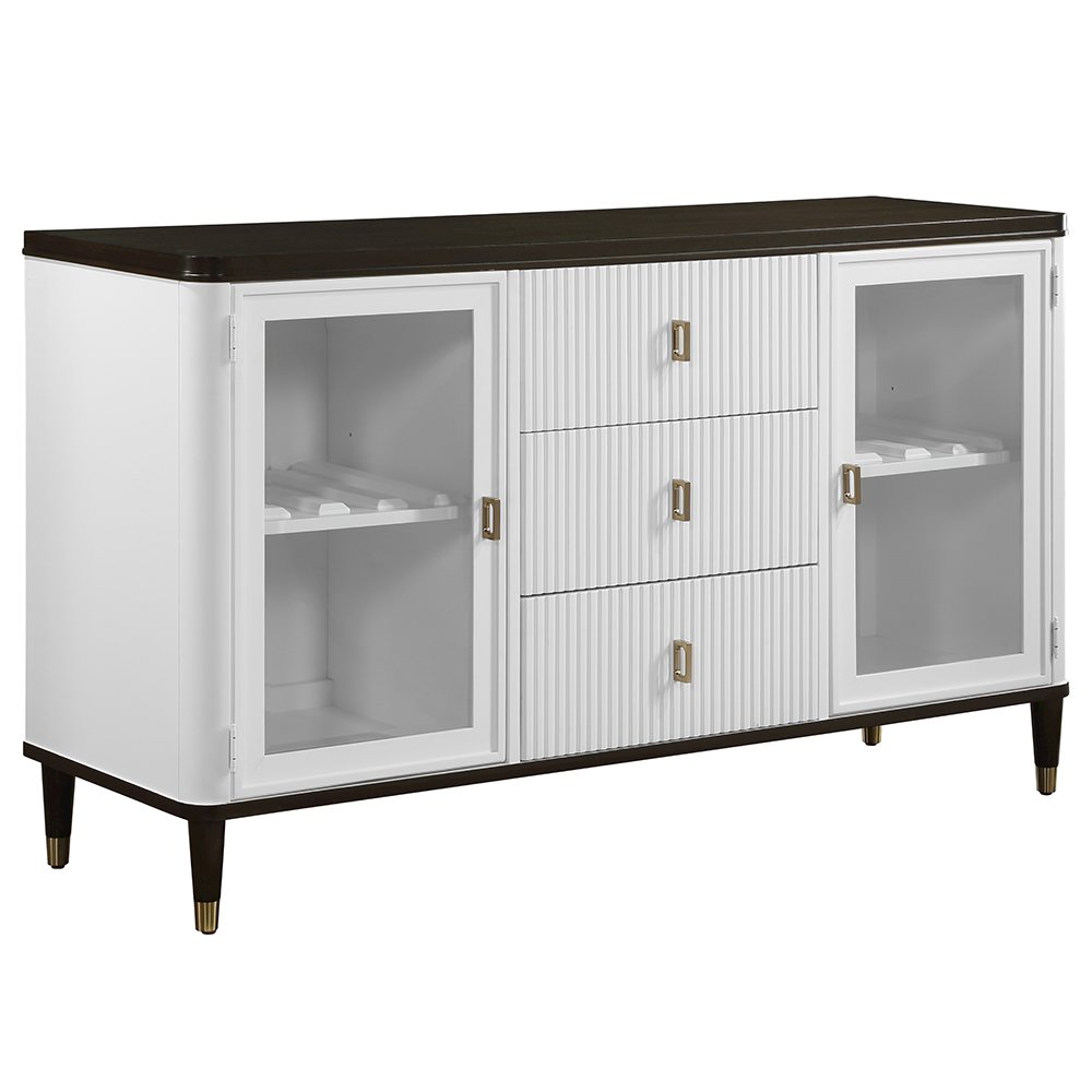 Carena Server White & Walnut. Picture 2