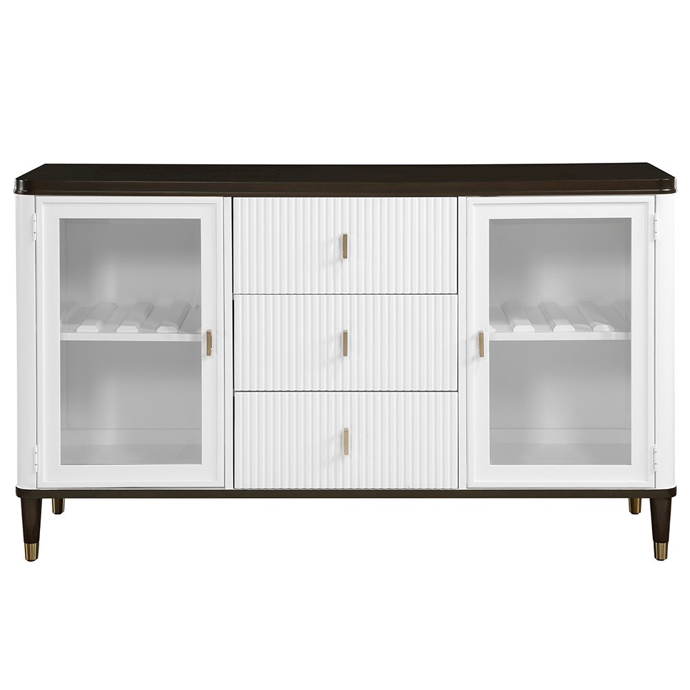 Carena Server White & Walnut. Picture 3