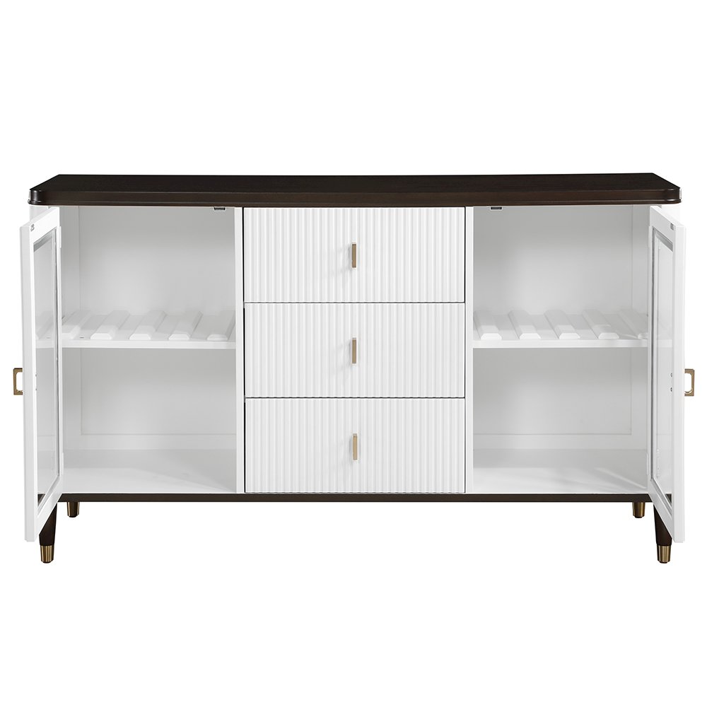 Carena Server White & Walnut. Picture 4