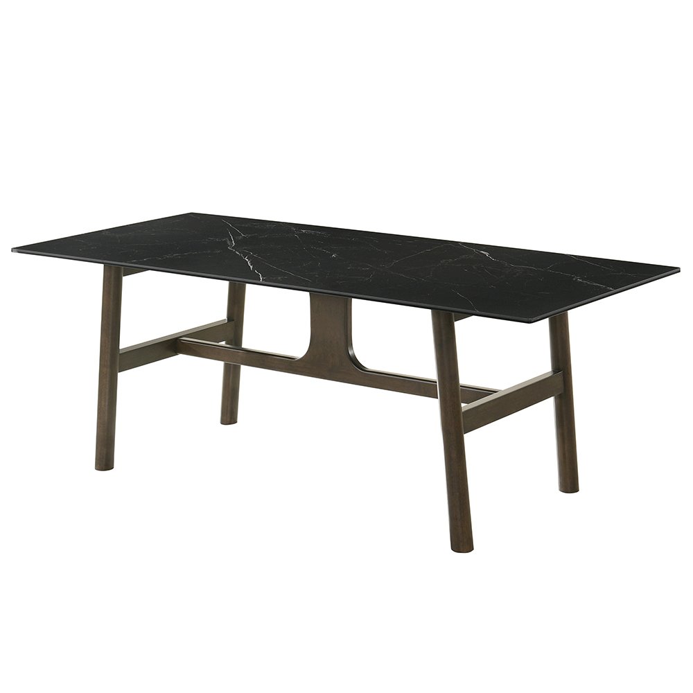 Destin Dining Table Ceramic & Walnut. Picture 2