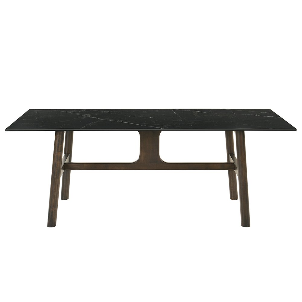 Destin Dining Table Ceramic & Walnut. Picture 3