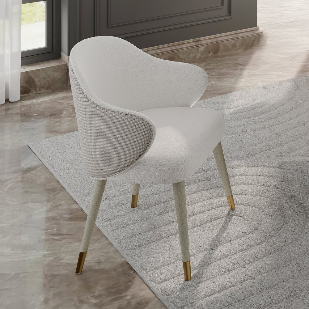 Charity Side Chair (Set-2) Gray Oak. Picture 1