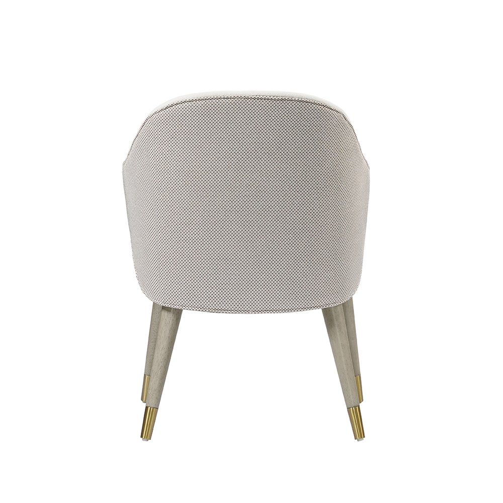 Charity Side Chair (Set-2) Gray Oak. Picture 5