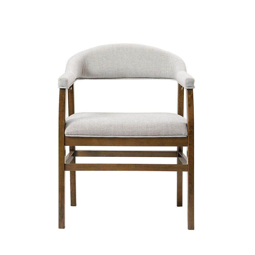 Darcy Arm Chair (Set-2) Dark Walnut. Picture 3