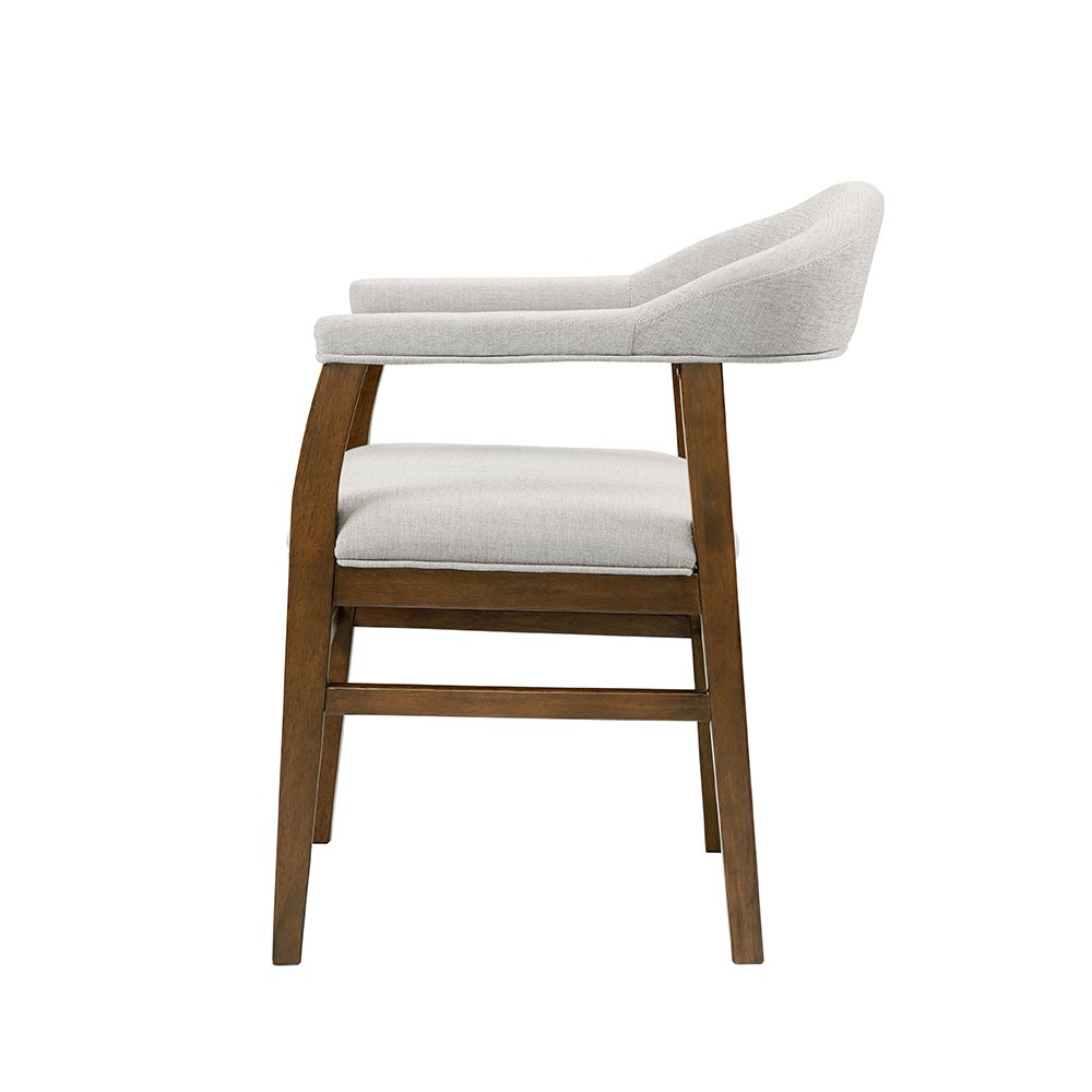 Darcy Arm Chair (Set-2) Dark Walnut. Picture 4