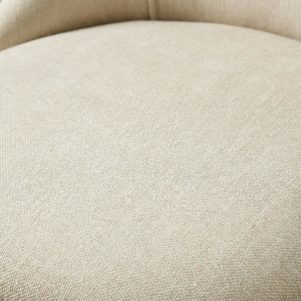 Microfiber Dining Chair, Beige Polished Microfiber & Dark oak, Set of 2. Picture 7
