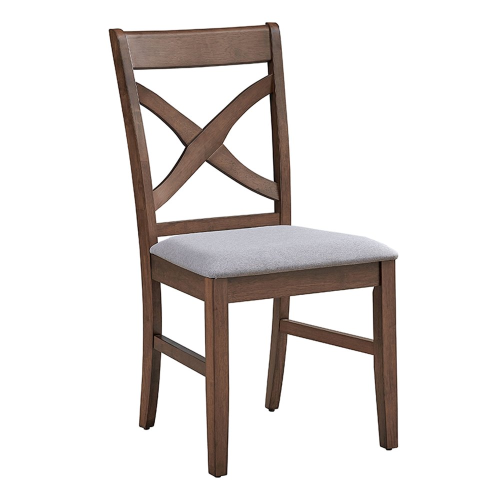 Ferris Side Chair (Set-2) Brown. Picture 2