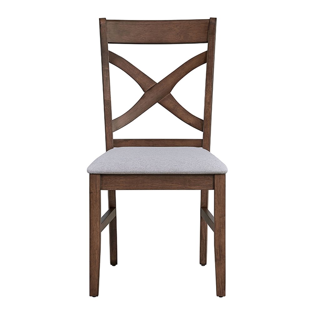 Ferris Side Chair (Set-2) Brown. Picture 3