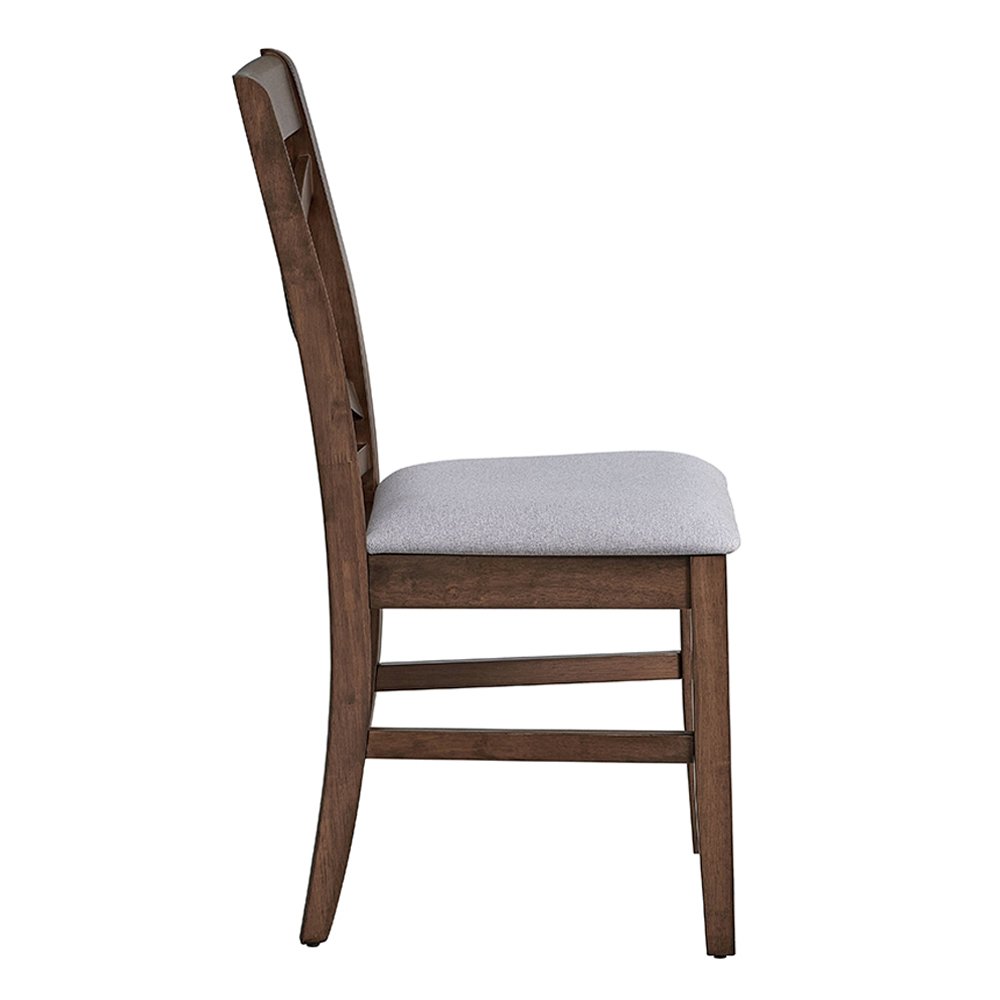 Ferris Side Chair (Set-2) Brown. Picture 4
