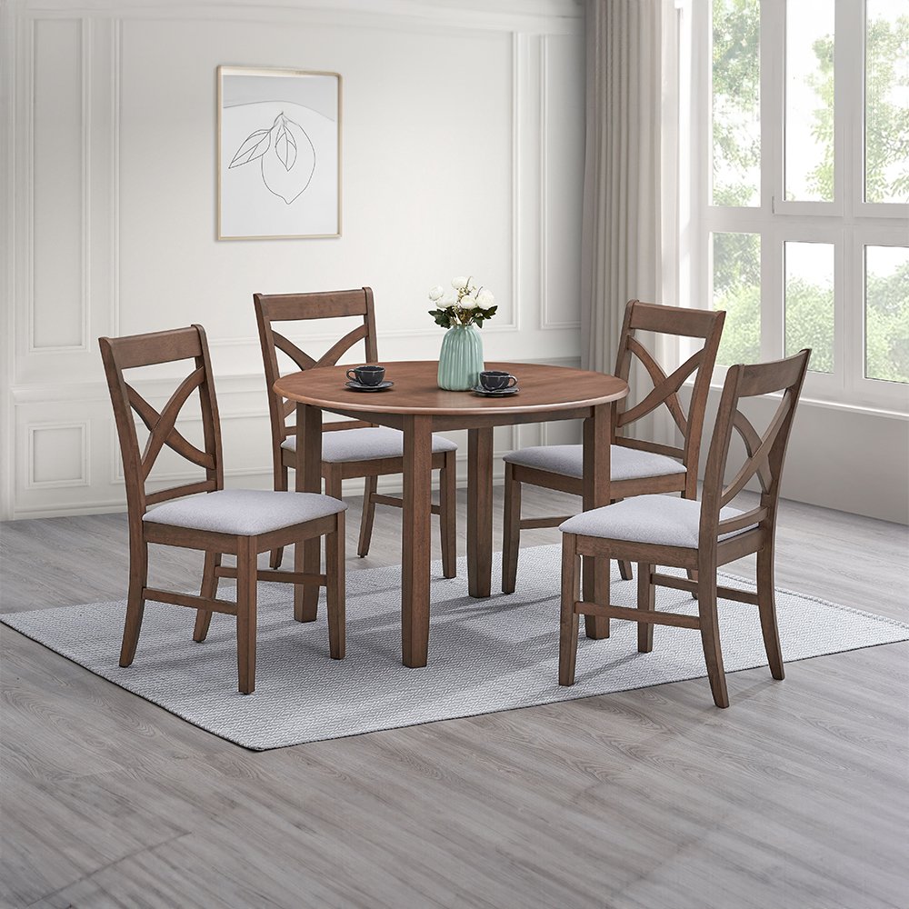 Ferris Side Chair (Set-2) Brown. Picture 8