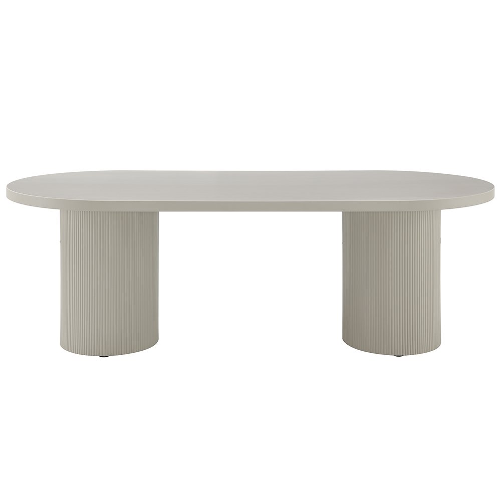 Laela Dining Table Bone White. Picture 3