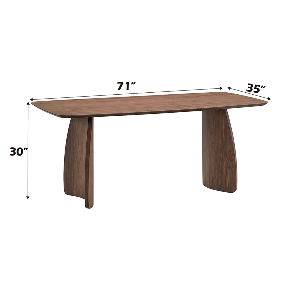 Hadasa Dining Table Walnut. Picture 6