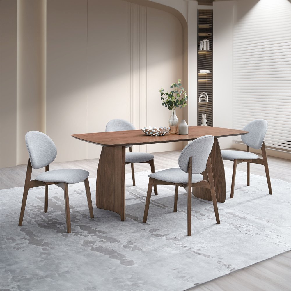 Hadasa Dining Table Walnut. Picture 7