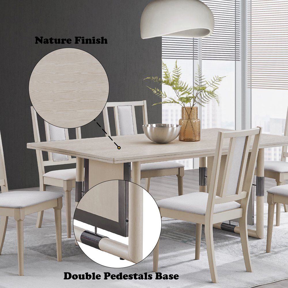 Marta Dining Table Natural. Picture 7