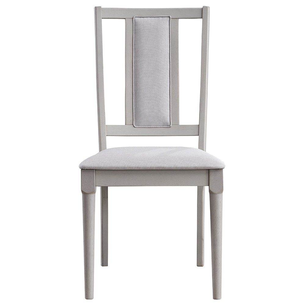 Marta Side Chair (Set-2) Beige Linen & Natural. Picture 3