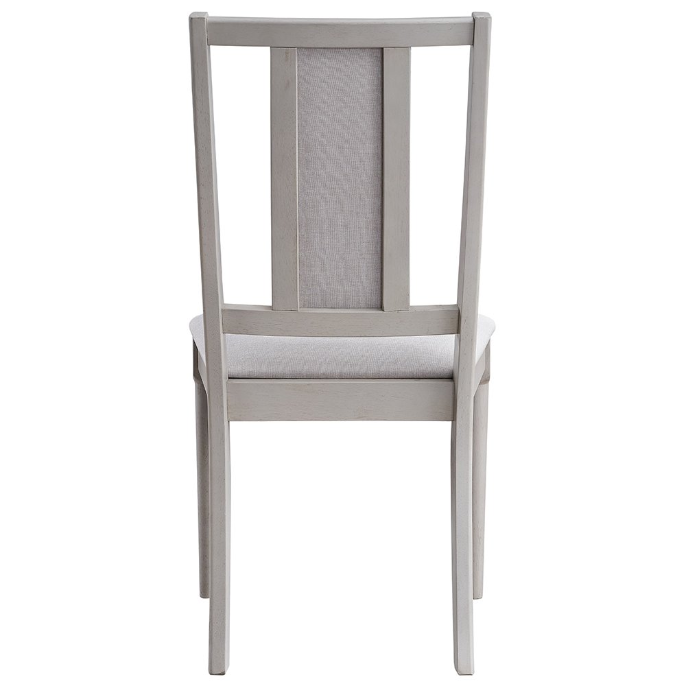 Marta Side Chair (Set-2) Beige Linen & Natural. Picture 5