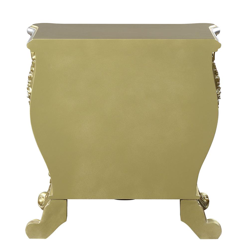 Cabriole Nightstand Gold. Picture 3