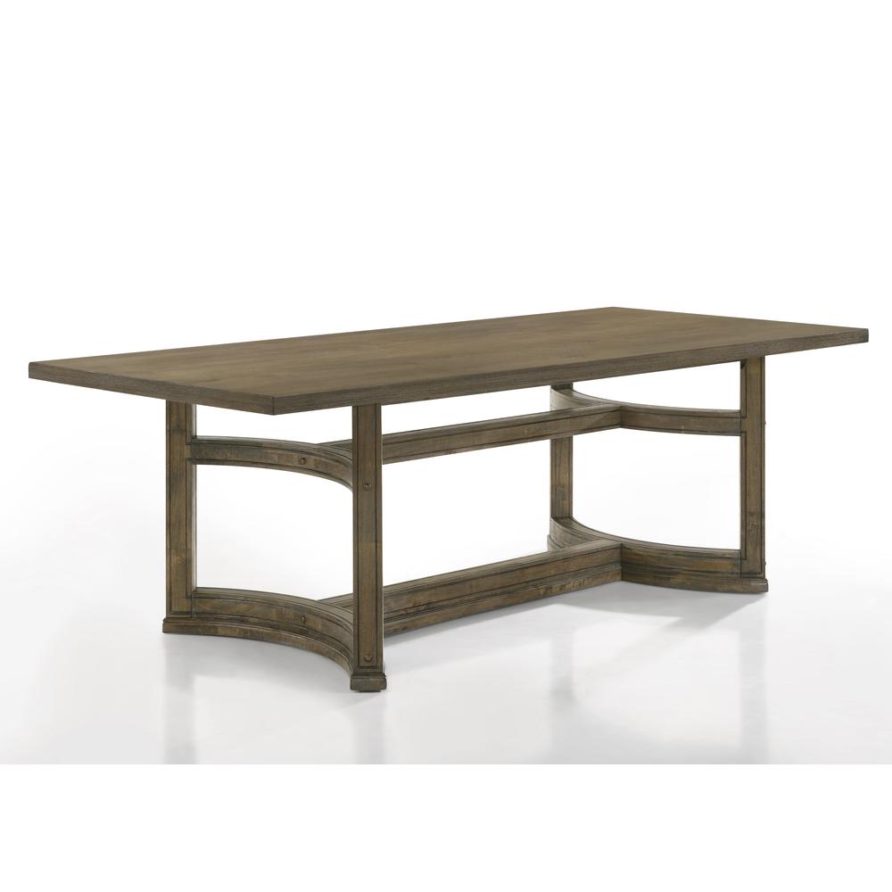 Parfield Dining Table Weathered Oak. Picture 1