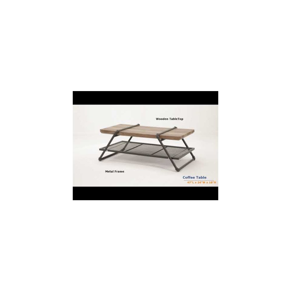 Brantley Coffee Table Oak & Sandy Gray. Picture 6