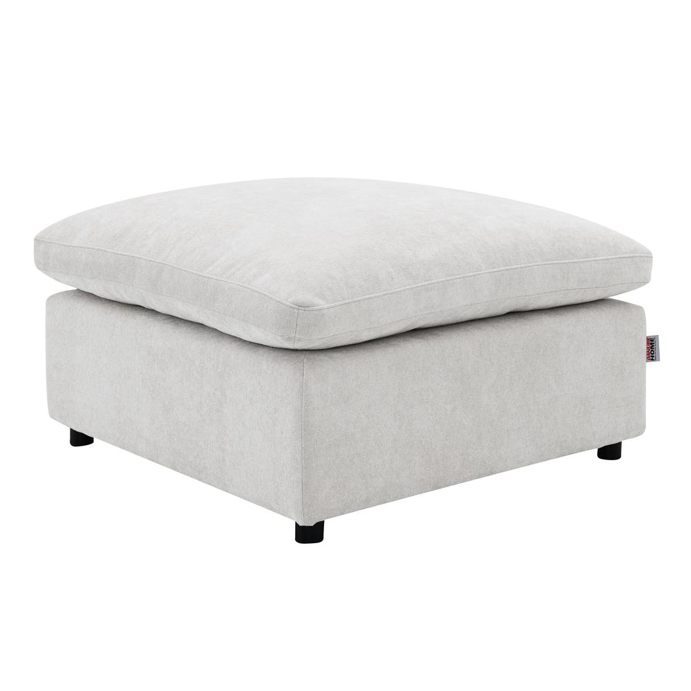 Naveen Modular - Ottoman Ivory Linen. Picture 1
