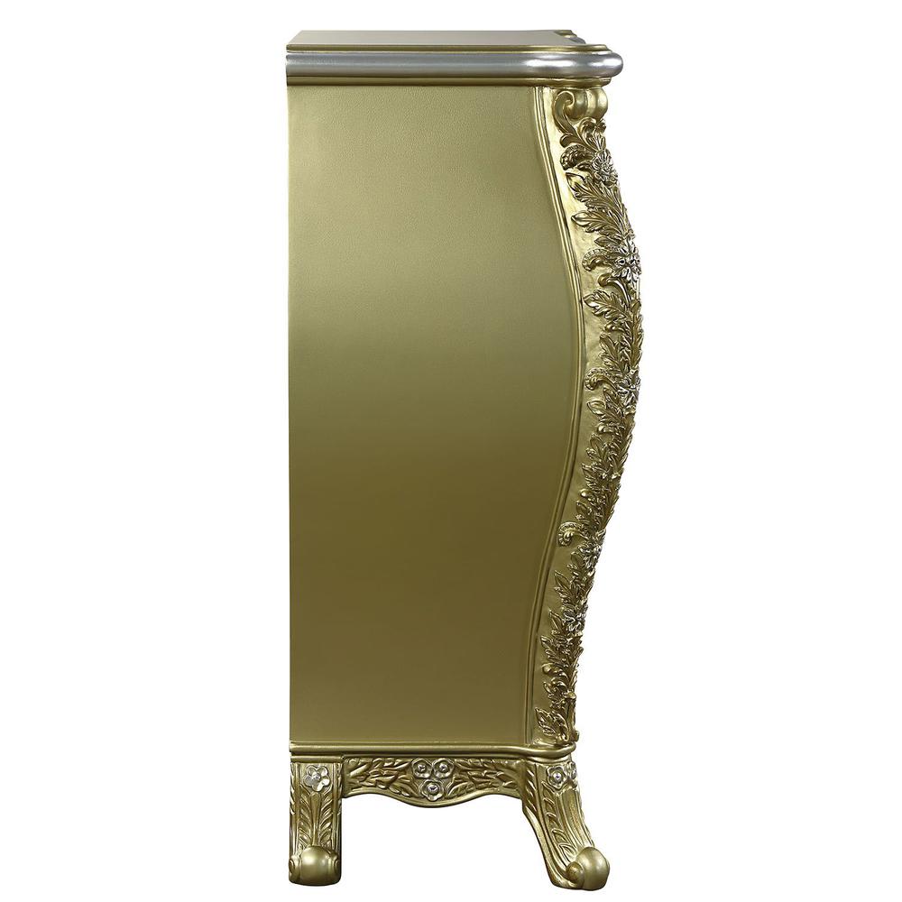 Cabriole Chest Gold. Picture 3